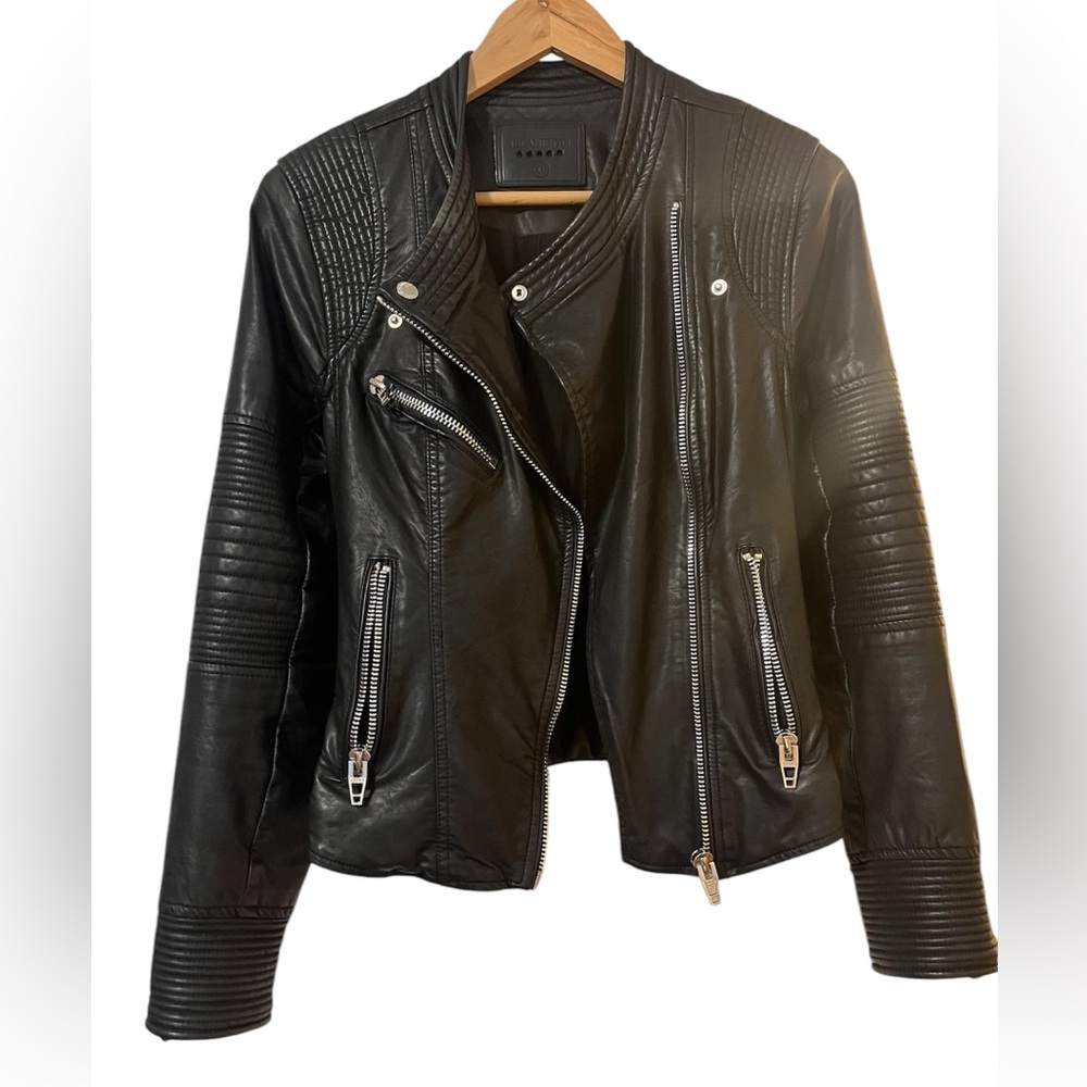 Blank NYC Black Leather Jacket - Picture 2 of 4